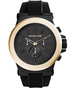 Horlogeband Michael Kors MK8383 Silicoon Zwart 13mm