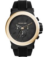 Horlogeband Michael Kors MK8383 Silicoon Zwart 13mm