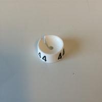 MB wit/zwart 44 voor op kledinghanger