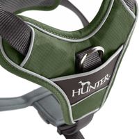 Hunter 67592 hond & kat harnas M Groen, Grijs Nylon, Polyester Trektuig - thumbnail