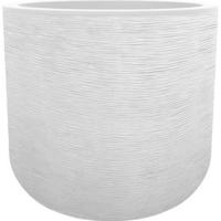 EDA PLASTIQUE - Ronde pot 40 cm Graphit'Up - 32,5 L - Gekalkt wit