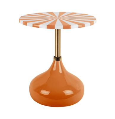 Bijzettafel Candy Swirl - Fel Oranje