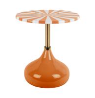 Bijzettafel Candy Swirl - Fel Oranje
