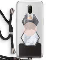 Creatieve toets: OnePlus 6 Transparant Hoesje met koord