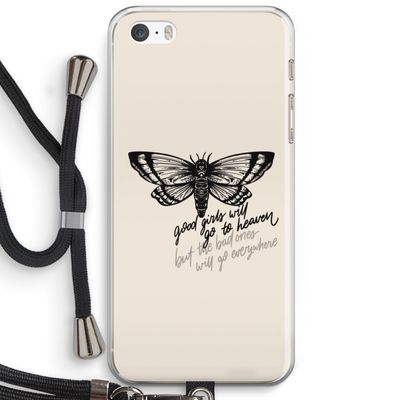 Good or bad: iPhone 5 / 5S / SE Transparant Hoesje met koord