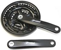 Prowheel crankset 152 mm triple 42 32 22 t zwart - 4 mm - thumbnail