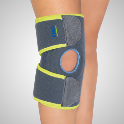 EMO KIDS Wraparound Kniebrace - One size - Grijs EMO KIDS Wraparound Kniebrace - One size - Grijs