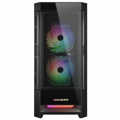 ATX Semi-toren BehuizingCougar Duoface Zwart