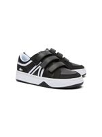 Lacoste Kids baskets à fermeture scratch - Noir