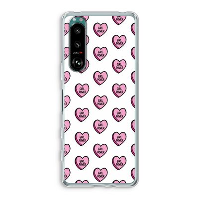 GIRL POWER: Sony Xperia 5 III Transparant Hoesje