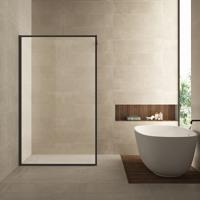 Wiesbaden Square Inloopdouche 80x200 cm - Nano Coating - Helder Glas/Mat Zwart