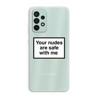 Safe with me: Samsung Galaxy A52s 5G Transparant Hoesje