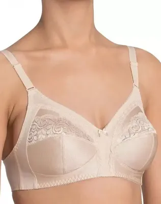 BH Claudette 104 N - Kanten Bh zonder beugels - Klassieke senioren bh - Stevige ondersteuning