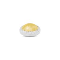 Melano Vivid Rope Steentje Honey Jade Zilver