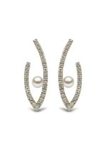 Yoko London boucles d'oreilles en or 18ct ornées de perles - thumbnail