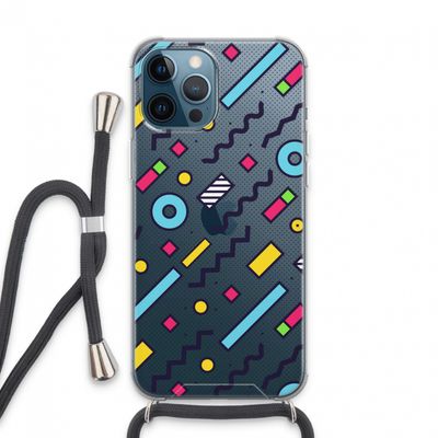8-bit N°8: iPhone 13 Pro Max Transparant Hoesje met koord