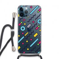 8-bit N°8: iPhone 13 Pro Max Transparant Hoesje met koord