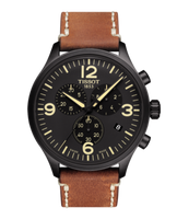 Horlogeband Tissot T1166173605700 / T600043493 Leder Bruin 22mm