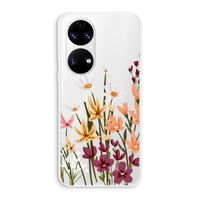 Painted wildflowers: Huawei P50 Transparant Hoesje