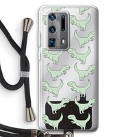 Dinos: Huawei P40 Pro Plus Transparant Hoesje met koord