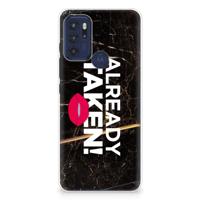 Motorola Moto G60s | Siliconen hoesje | met naam Already Taken Black