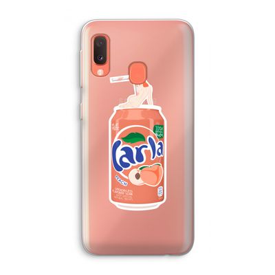 S(peach)less: Samsung Galaxy A20e Transparant Hoesje