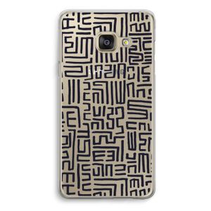 Moroccan Print: Samsung A3 (2017) Transparant Hoesje