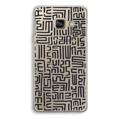 Moroccan Print: Samsung A3 (2017) Transparant Hoesje