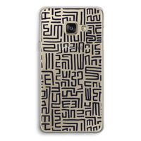 Moroccan Print: Samsung A3 (2017) Transparant Hoesje