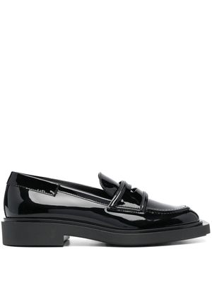 3juin mocassins en cuir à bout carré 35 mm - Noir