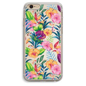 Tropisch 2: iPhone 6 Plus / 6S Plus Transparant Hoesje