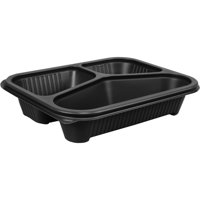 Bak | PP | 3-vaks | 227x177x53mm | grijs | 365 stuks