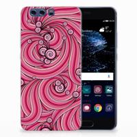 Huawei P10 Plus | Hoesje maken | Swirl Pink