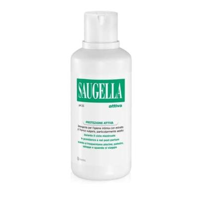Zeep voor Intieme Hygiëne Saugella Active 500 ml