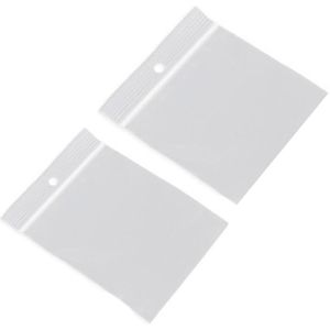 200x Gripzakjes/verpakkingszakjes 60 x 80 mm en 100 x 100 mm