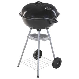 ProGarden Kogelbarbecue op wielen 46 cm zwart