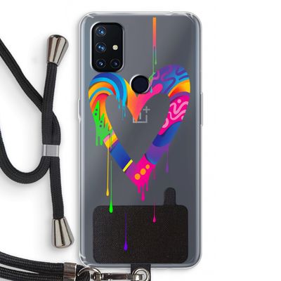 Melts My Heart: OnePlus Nord N10 5G Transparant Hoesje met koord