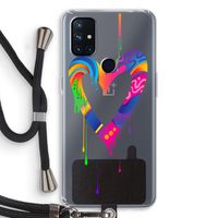 Melts My Heart: OnePlus Nord N10 5G Transparant Hoesje met koord