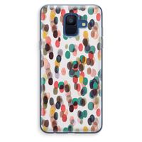 Tropical Dots: Samsung Galaxy A6 (2018) Transparant Hoesje