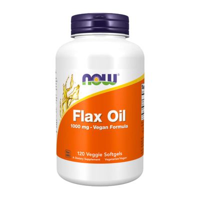 Flax Oil 1000mg Vegan Formula 120v-gels