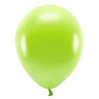 Party ballonnen eco/biologisch afbreekbaar - 100x - limegroen - Milieuvriendelijke Feestversiering - thumbnail