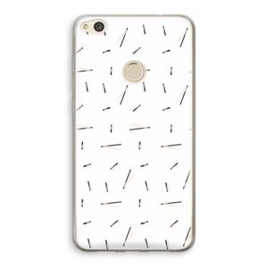 Hipster stripes: Huawei Ascend P8 Lite (2017) Transparant Hoesje