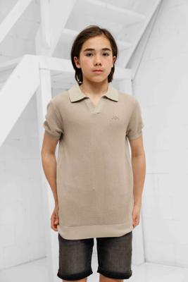 Antony Morato Ho Chi Minh Polo Kids Sand - Maat 152 - Kleur: Sand | Soccerfanshop