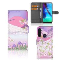 Motorola Moto G Pro | Telefoonhoesje | Met pasjeshouder | Bird Flying