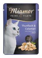 MIAMOR Feine Filets Tuna with squid - nat kattenvoer - 100g
