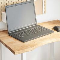 Bureaublad rechthoekig 80x60x2,5 cm onbehandeld eikenhout Bureaublad rechthoekig 80x60x2,5 cm onbehandeld eikenhout