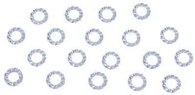 Dresselhaus Fan disks form a din 6798, d=6mm, 20 pcs.