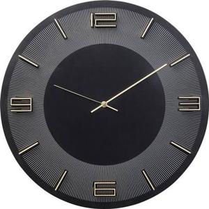 Kare Wandklok Leonardo Black Gold