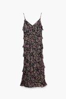 Midijurk met ruches - BLACK - M