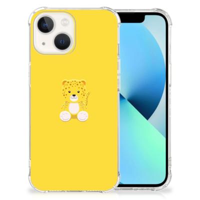 iPhone 13 Stevig | Bumper Hoesje | Baby Leopard iPhone 13 Stevig | Bumper Hoesje | Baby Leopard